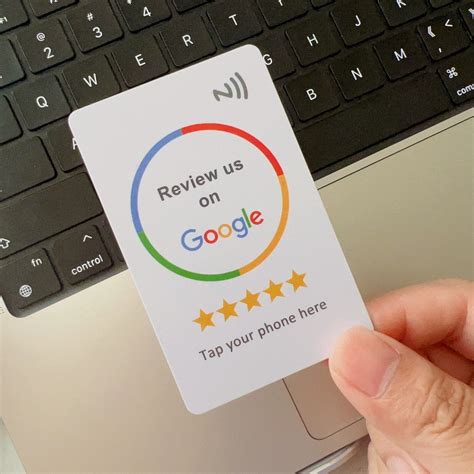 google review nfc cards|contactless Google review card.